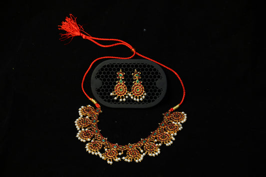EC-TJ-0065 | Necklace with Earrings