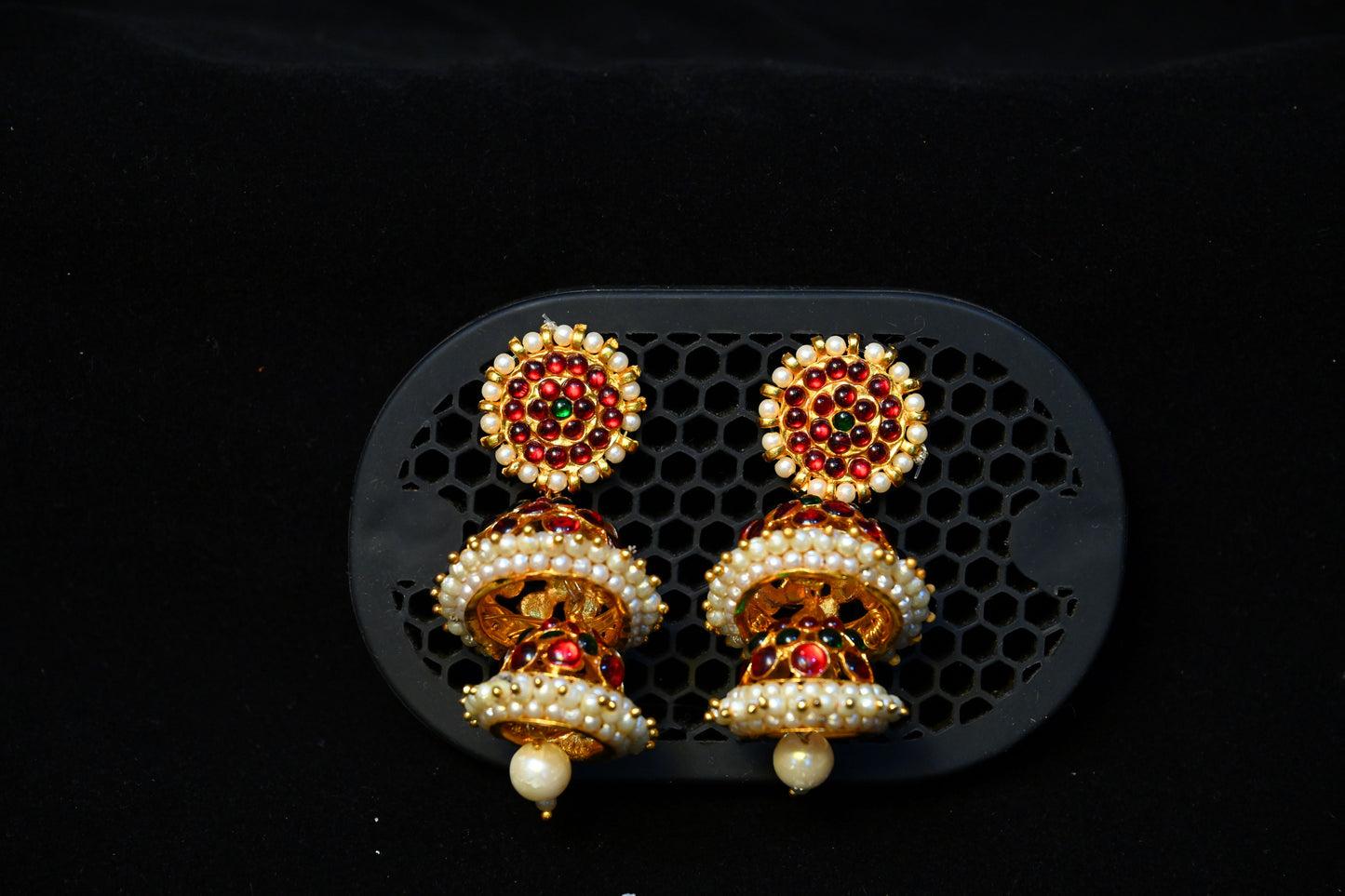 EC-TJ-0019 | 2 Layer Buttalu | Traditional Jhumka | New Model